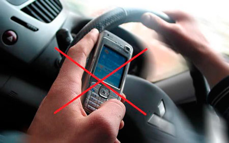 Proibido utilizar celular enquanto dirige